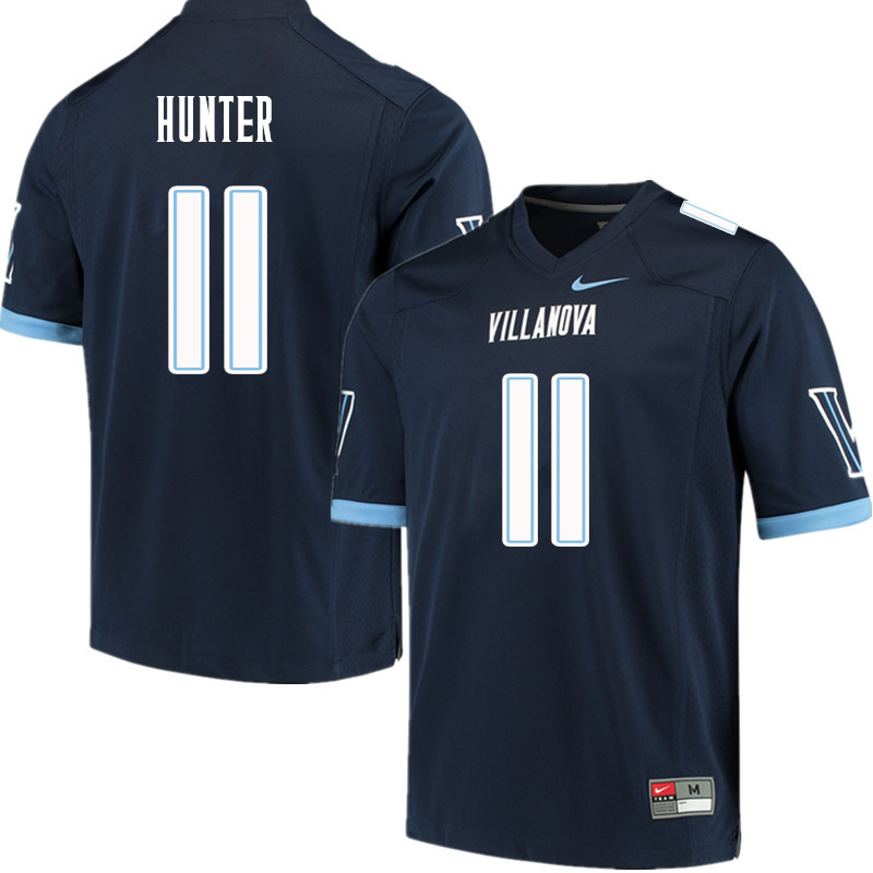 Men #11 Keeling Hunter Villanova Wildcats College Football Jerseys Sale-Navy